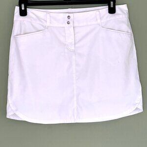 Adidas Skort sz 8 White Tennis Golf Pickleball Tennis Prep